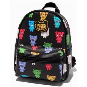 Deddy Bears Mini Backpack Unisex OS Black NWT Zombie Teddy Bear Print AOP Bag